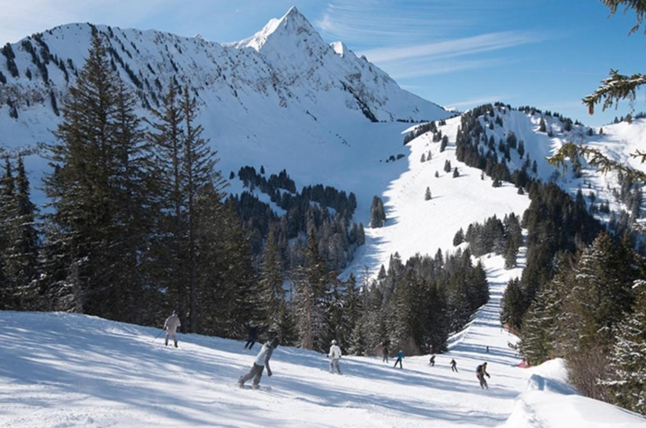 Joli Studio 4 Pers 30M Des Pistes Balcon Plein Sud Au Pieds Des Pistes B27- Draps Non Compris Saint-Jean-d'Aulps Bagian luar foto