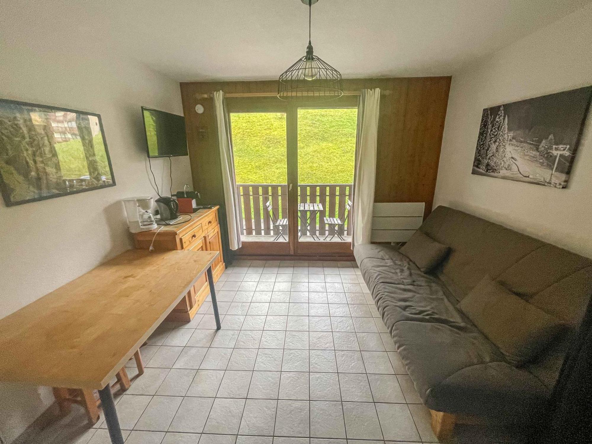 Joli Studio 4 Pers 30M Des Pistes Balcon Plein Sud Au Pieds Des Pistes B27- Draps Non Compris Saint-Jean-d'Aulps Bagian luar foto