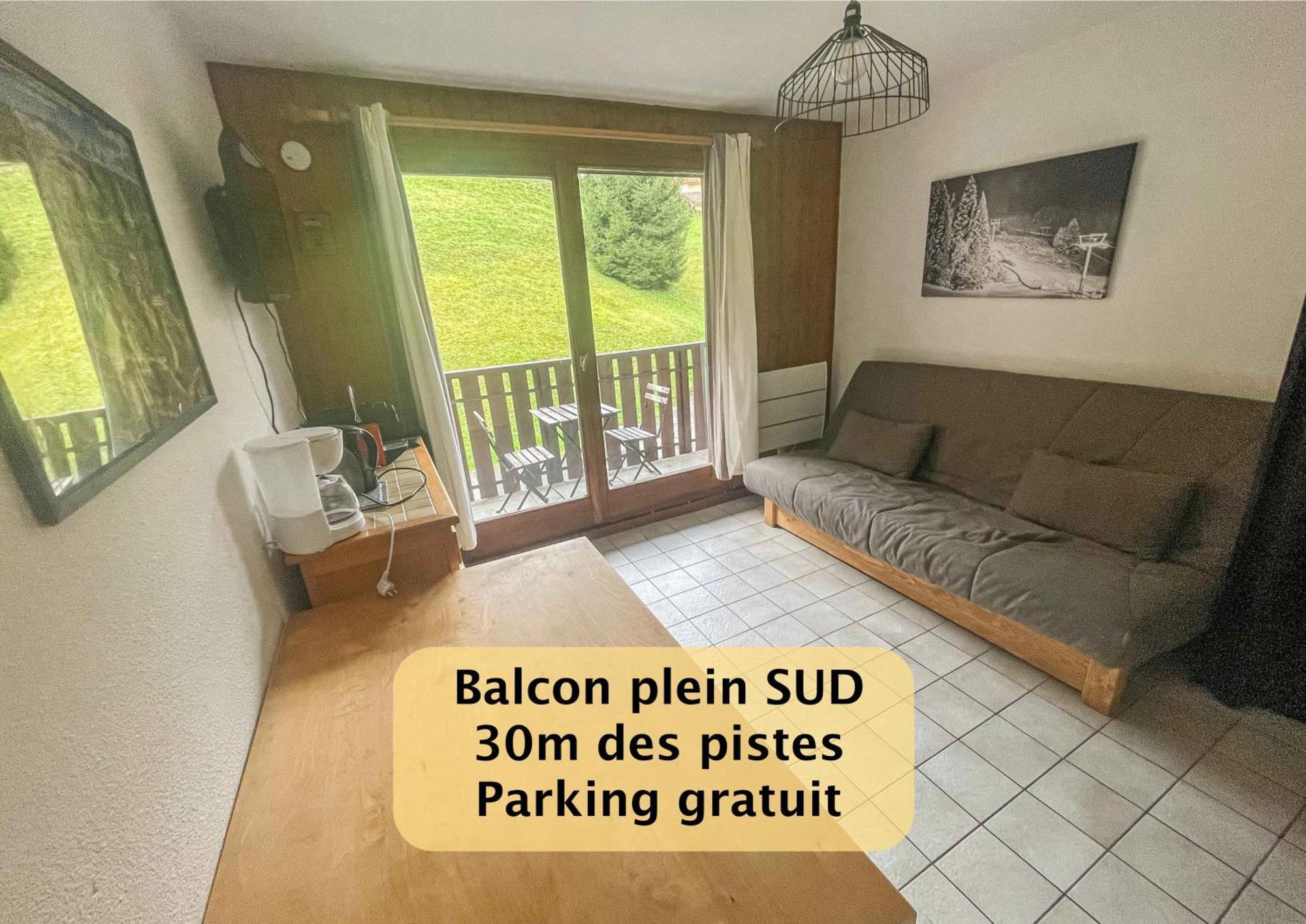 Joli Studio 4 Pers 30M Des Pistes Balcon Plein Sud Au Pieds Des Pistes B27- Draps Non Compris Saint-Jean-d'Aulps Bagian luar foto